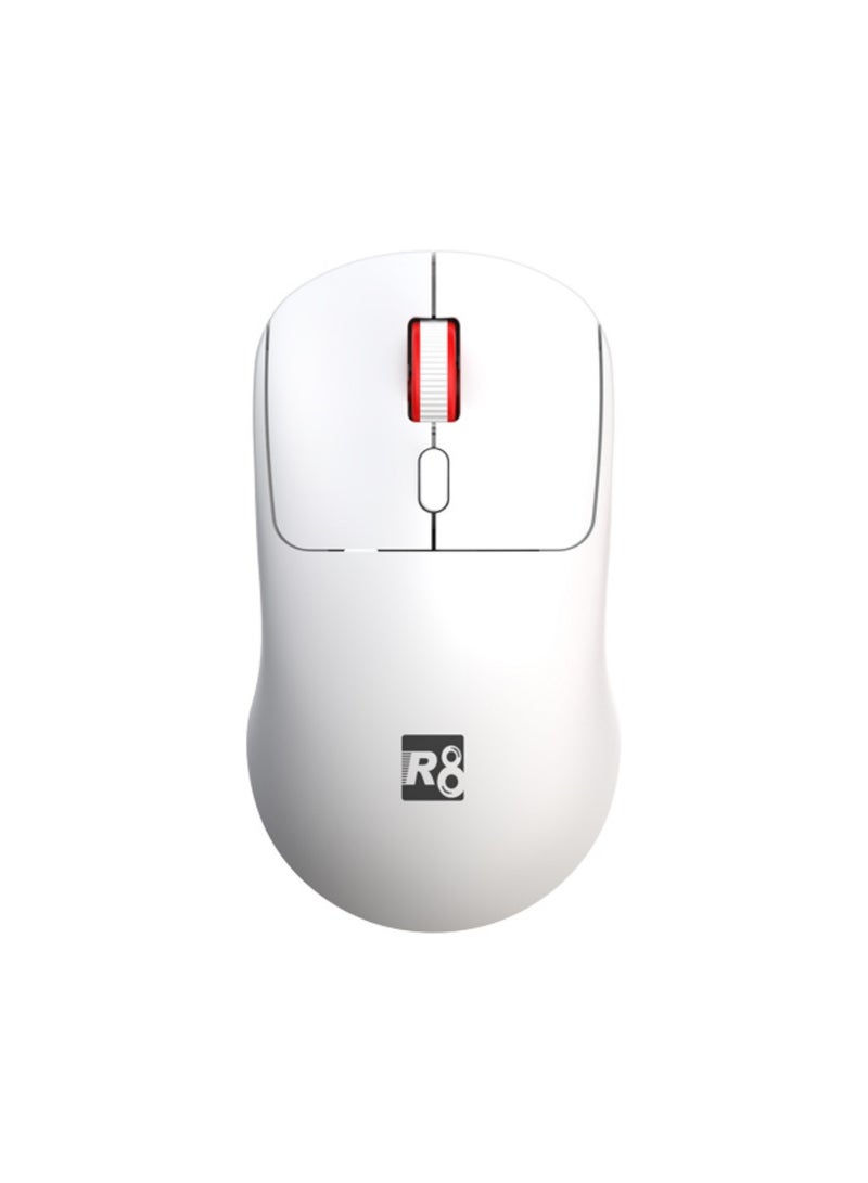 R8 Wireless Mouse 2.4G Slim Portable Computer Mice with Nano Receiver Office Mouse for Notebook/PC/ Laptop/Computer (White)  - Image 1