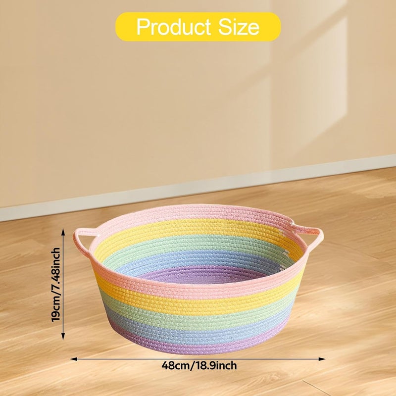 Hand Woven Cat Bed Basket Sleeping House Cat Scratcher Pet Bed for Indoor Cats Puppy Summer, L - Image 5