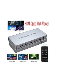 Generic 4x1 HDMI Quad Video Projector with Seamless Switcher and Switcher, Plus 1080p Full HD 3D Support, 4x1 PIP Multi-Display  - Image 2