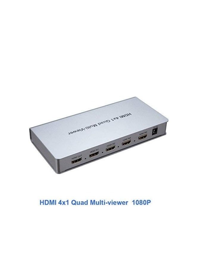 Generic - 4x1 HDMI Quad Video Projector with Seamless Switcher and Switcher, Plus 1080p Full HD 3D Support, 4x1 PIP Multi-Display - Image 1