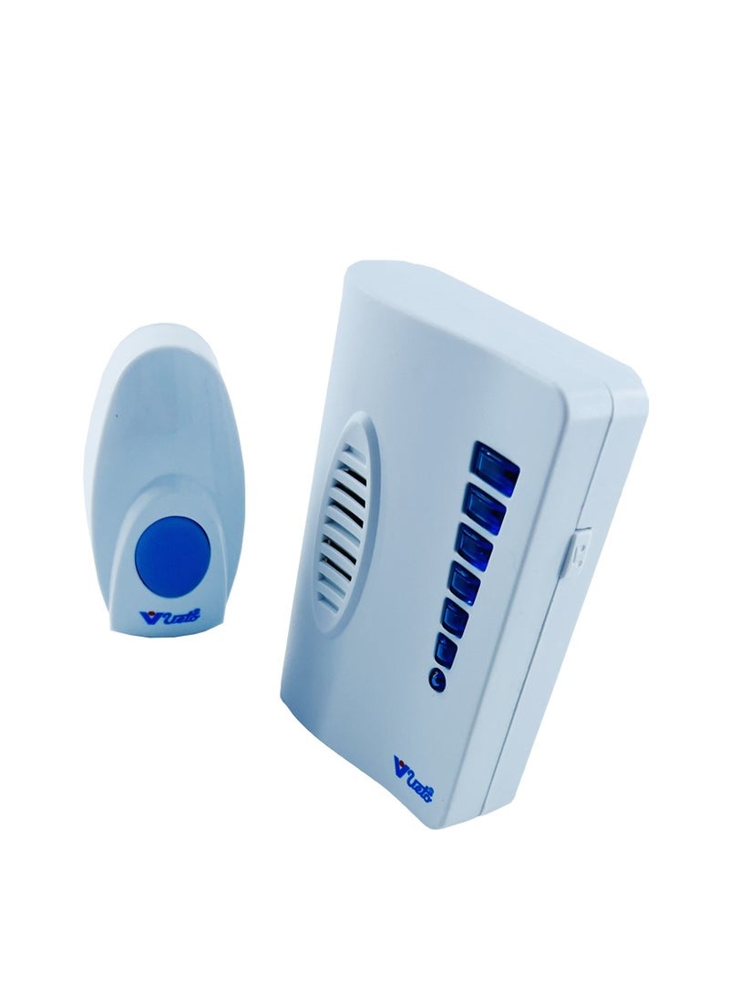 Veto Wireless Doorbell Set, Villa Doorbell With 1 Call Button & 1 Receiver, Waterproof Wireless Doorbell Adjustable Volume, Home Door Bell With Sound - Image 3
