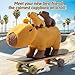 OUOZZZ Capybara Plush Toy 5in1 Large Mommy Capybara Stuffed Animal with 4 Removable Babies Inside Unique Capibaras Peluches Gift for Girls Boys Ideal Birthday Capibara Gift 3 Years and Up - Image 4