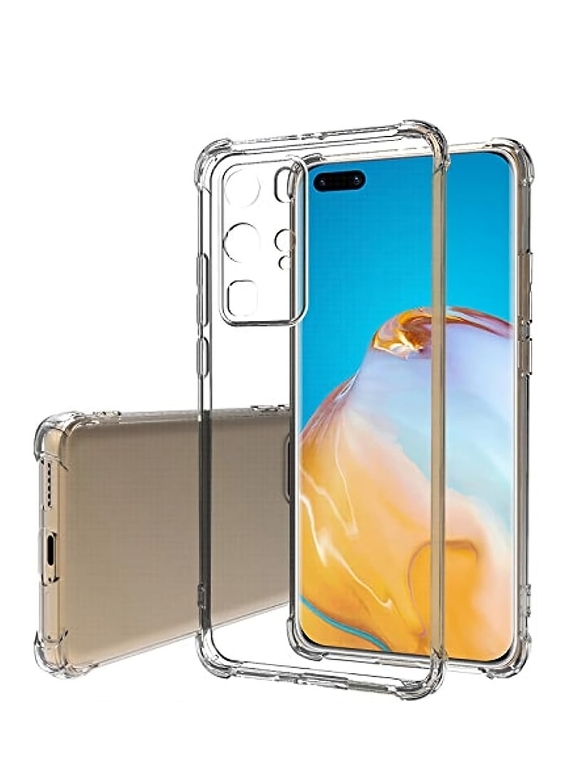 بورتوني غطاء حماية لهاتف هواوي بي 40 برو شفاف - Image 1