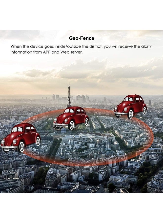 تي كي ستار TKSTAR GPS Tracker للسيارات مغناطيسية مخفية في الوقت الحقيقي سيارة GPS Tracker جهاز تتبع مقاوم للماء لشاحنات الدراجات النارية مع إنذار مكافحة السرقة TK905 - Image 4