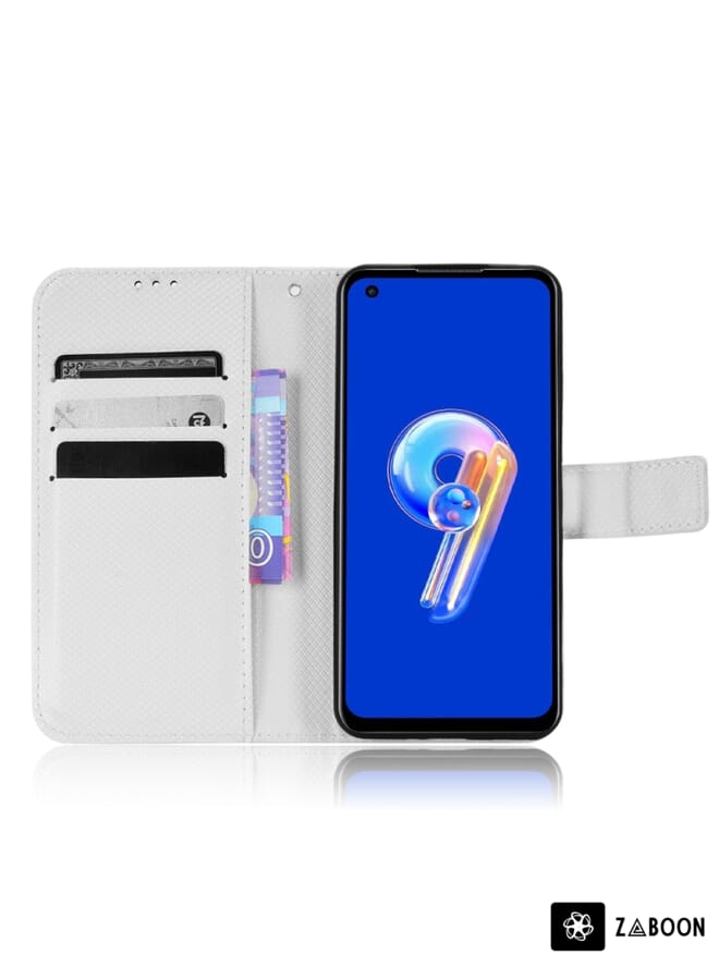 Zaboon Protective Case Cover For ASUS Zenfone 9 Diamond Texture Leather - Image 3