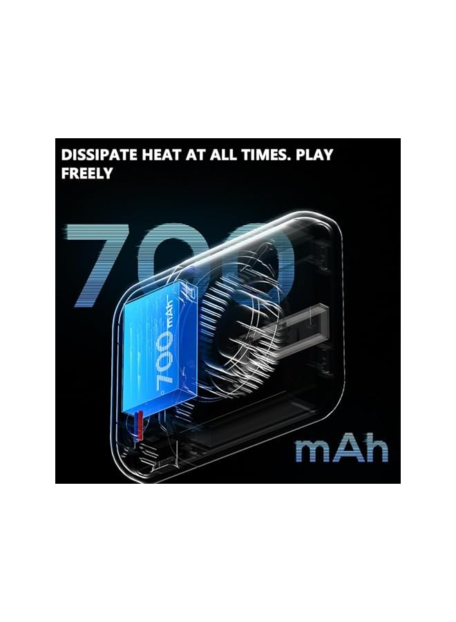 Green Tiger Radiator Stretching Gamepad, Portable Adjustable Gamepad Cooler with Three-Speed Quiet Fan, Ideal for Travel, Home, Office Gaming for Adults, Teens & Kids - Image 5