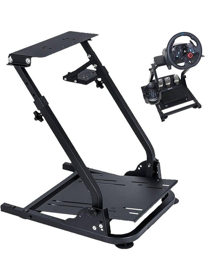 Denzoz G29 G920 Racing Steering Wheel Stand fit for Logitech G27/G25/G29 Thrustmaster T80 T150 TX F430 Gaming Wheel Stand Wheel Pedals NOT Included - Image 1