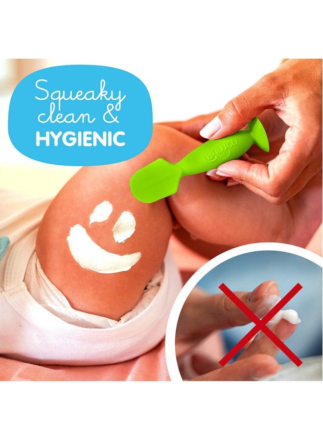 Baby Bum Brush Bumco Mini Diaper Cream Spatula with Case - BPA-Free Butt Spatula Baby, Soft & Flexible Diaper Spatula, Diaper Cream Applicator, Mom-Invented Baby Must Haves, Diaper Bag Essentials, Butt Paste Spatula - Image 2