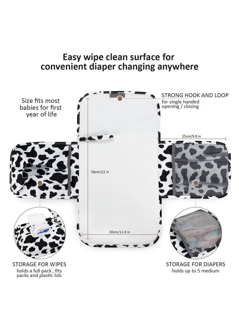 RedMapleTEK Foldable Diaper Bag for Going Out, Portable Baby Changing Pad - Image 3