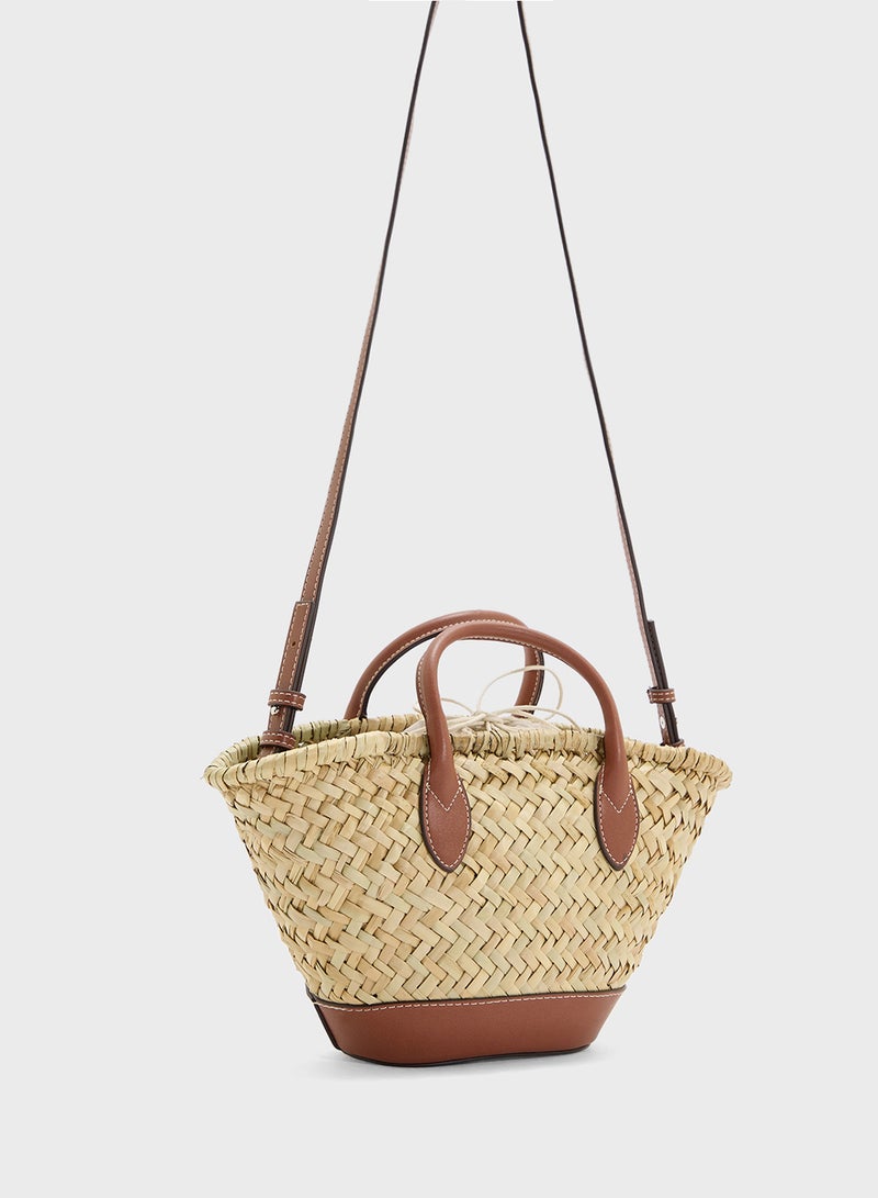 MANGO Small Natural Fibre Basket  - Image 3