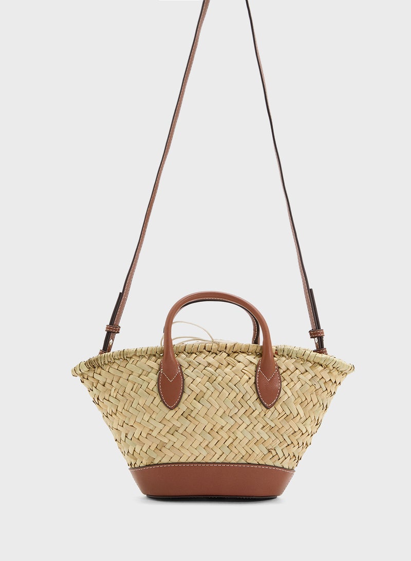 MANGO Small Natural Fibre Basket  - Image 2