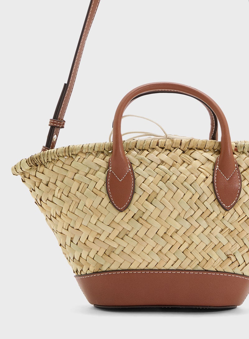MANGO Small Natural Fibre Basket  - Image 4