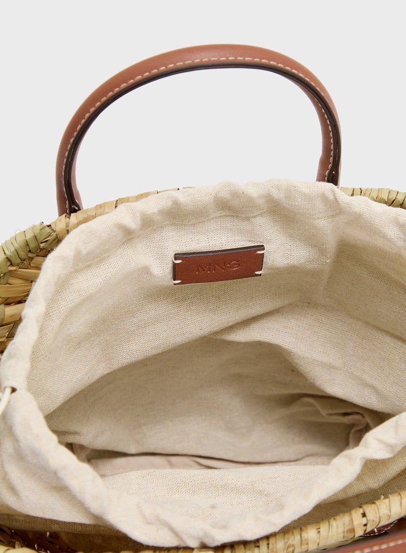 MANGO Small Natural Fibre Basket  - Image 5