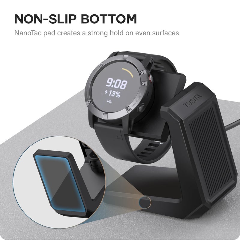TUSITA Charger Stand Compatible with Garmin Multiple Smart Watch - Multi-Angle Adjustment - Image 4