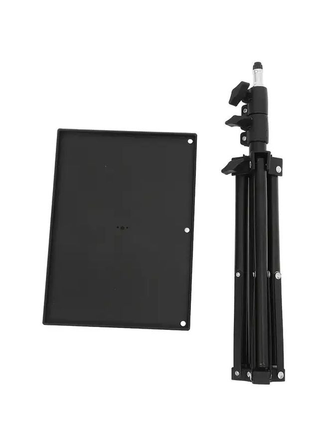 47.24 Inch Adjustable Iron Projector Tray Stand Extendable Tripod For Laptop Camera - Image 1