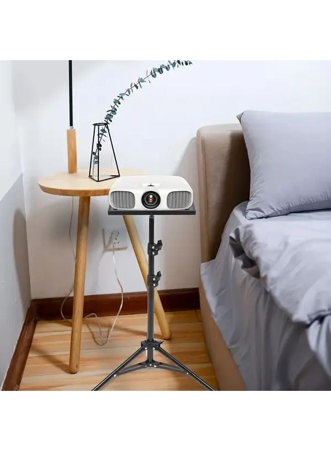 47.24 Inch Adjustable Iron Projector Tray Stand Extendable Tripod For Laptop Camera - Image 5