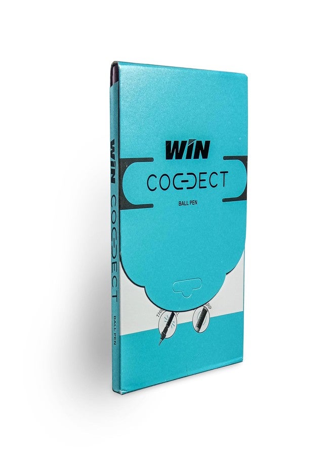 دبليو آي أن أقلام حبر جاف وين كونكت | 10 أقلام حبر أزرق | رأس 0.7 مم لكتابة سلسة | مقبض مرن لسهولة الإمساك ورأس مصقول على شكل ماسة | تصميم أنيق وبسيط | أفضل أقلام حبر جاف للكتابة السلسة - Image 1