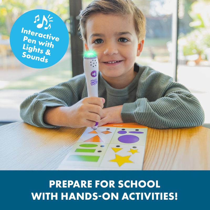 Educational Insights Hot Dots Getting Ready for School! - Preschool Learning Activities with Interactive Pen, Preschool Prep and Kindergarten Workbooks, Flash Cards & Learning Books for 3+ Year Olds - Image 2
