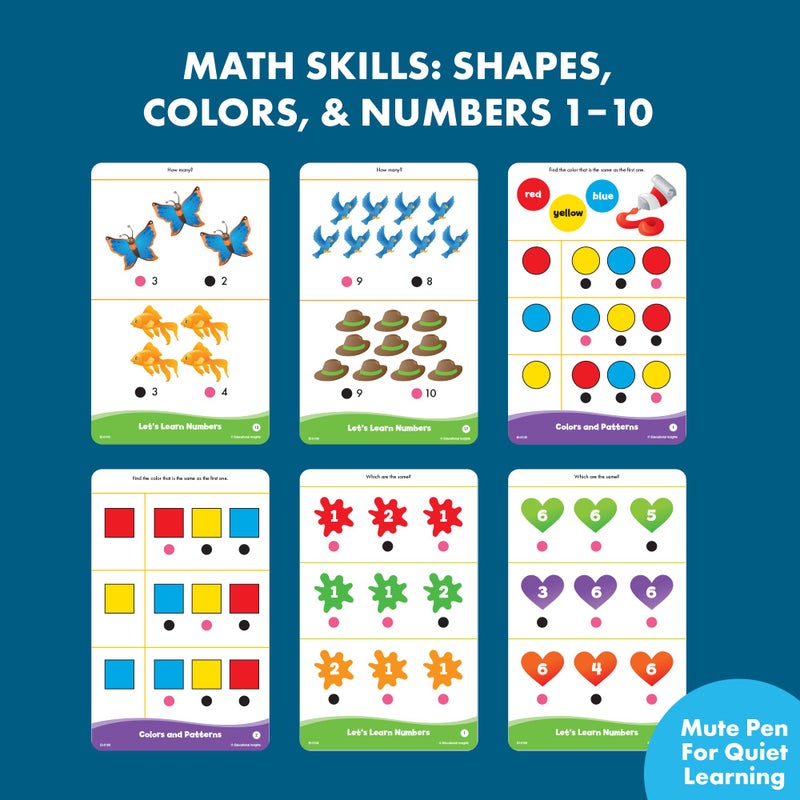 Educational Insights Hot Dots Getting Ready for School! - Preschool Learning Activities with Interactive Pen, Preschool Prep and Kindergarten Workbooks, Flash Cards & Learning Books for 3+ Year Olds - Image 5