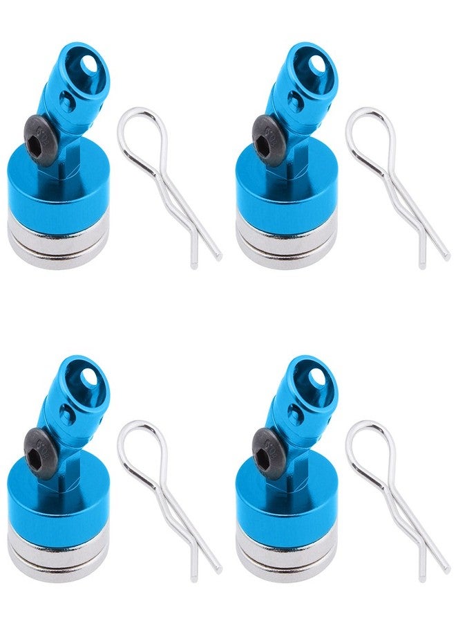 Hobbypark Alloy Magnetic Stealth Invisible Body Post Mount Shell for Drift RC Touring Car (Pack of 4) - Image 1