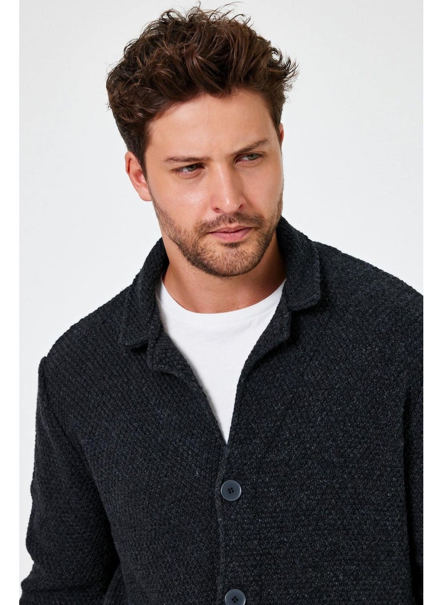 Alexander Gardi Jacket Collar Buttoned Knitted Cardigan (E24-Eze-22)  - Image 5