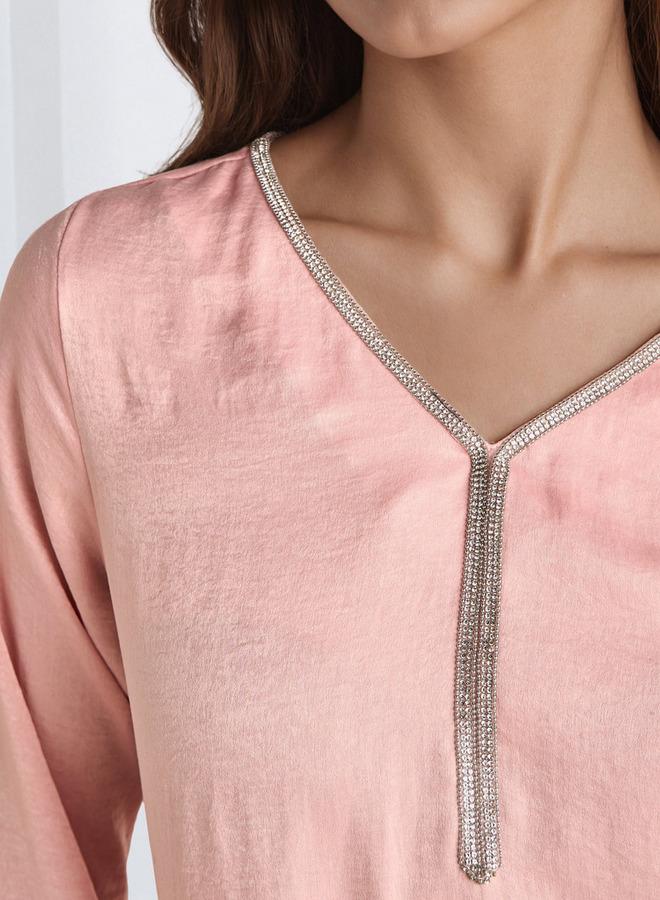 Splash FAV Nighty Maxi Length with V neck - Image 4