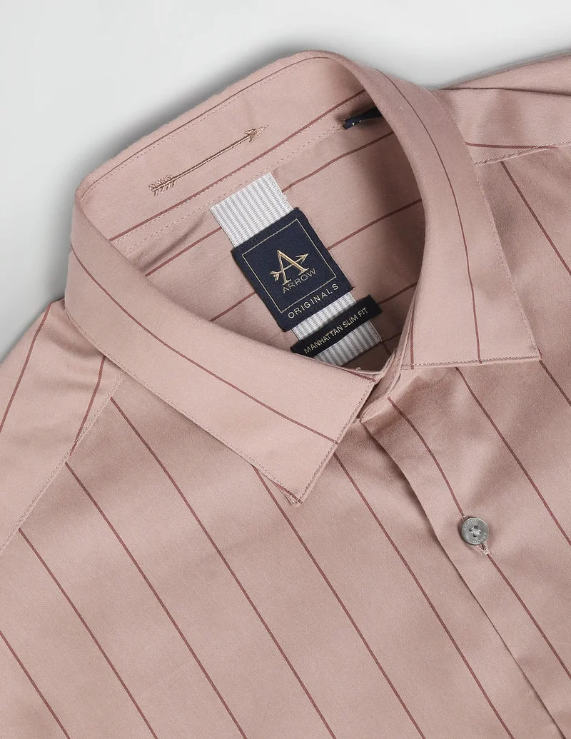Arrow Vertical Stripe Twill Shirt