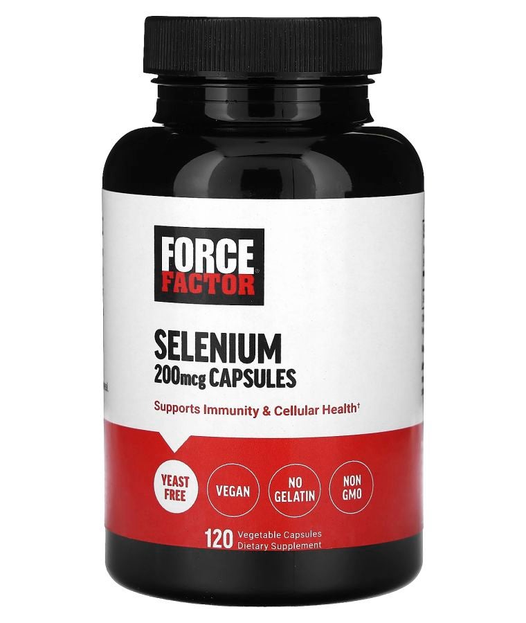 Force Factor Selenium 200 mcg 120 Vegetable Capsules