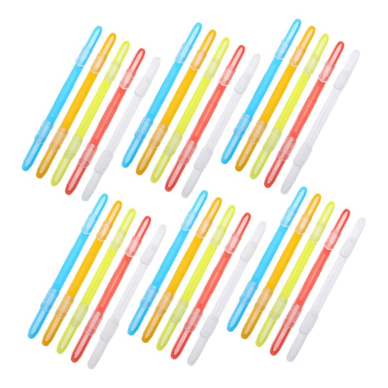 Colorful Plastic File Fasteners 30 Pcs Loose Leaf Document Clamps For Paper Organization - Image 2