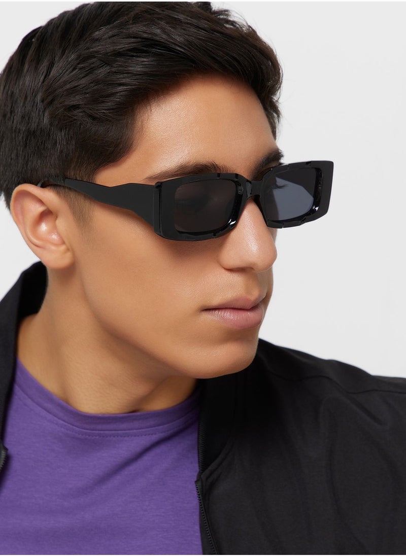 Seventy Five - Casual Rectangular Lens Sunglasses - Image 1