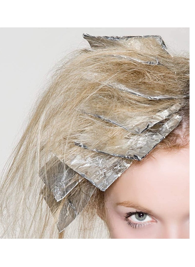 LA PERLA TECH  رقائق شعر احترافية من الألومنيوم ورقائق تظليل فضية لأدوات تصفيف الشعر وصبغه وتظليله - عرض 8.4 سم 2 صورة - Image 4