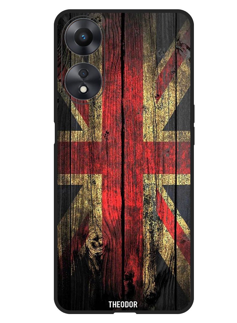 Theodor Protective Case Anti Scratch Shock Proof Bumper Cover For Oppo A1 5G Vintage wood - Image 1