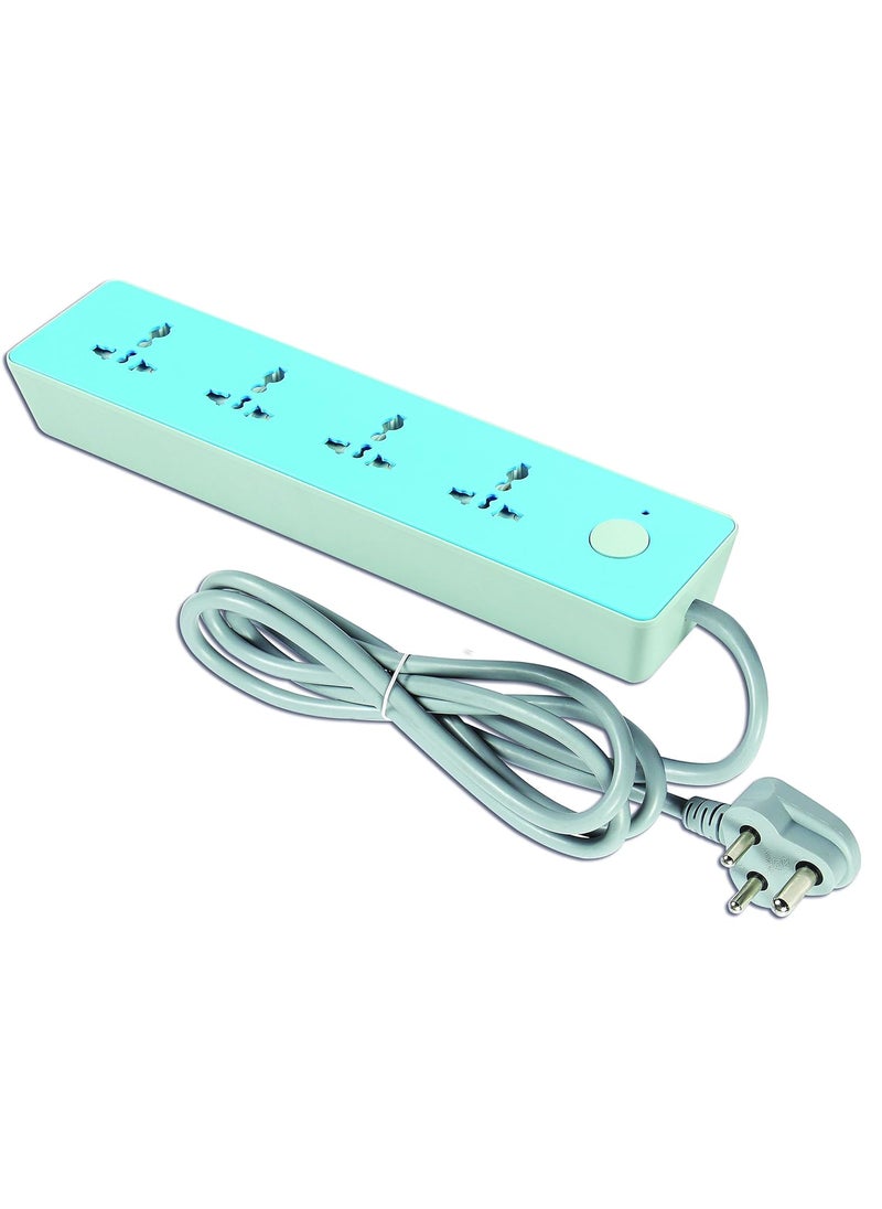 REO REO Bluenova 1 Meter 4 Way Surge and Spike Guard (Blue and Grey) 