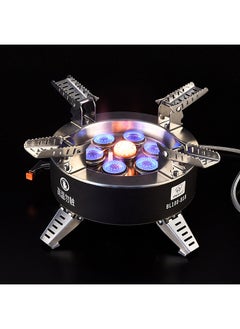 Bulin 18000W High-power Camping Stove with Piezo Ignition Windproof Seven-core Gas Stove Foldable Backpacking Stove For Outdoor Fishing Hiking Traveling  - Image 2