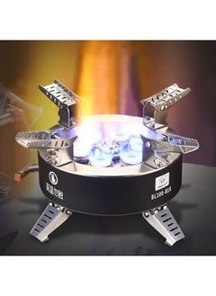 Bulin 18000W High-power Camping Stove with Piezo Ignition Windproof Seven-core Gas Stove Foldable Backpacking Stove For Outdoor Fishing Hiking Traveling  - Image 3