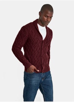 trendyol Men's Collar Knitted Cardigan TMNAW21HI0320  - Image 1