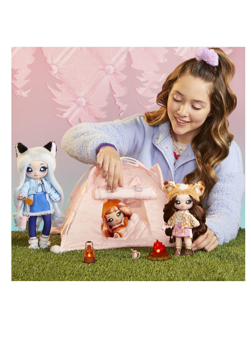 MGA Entertainment Camping Doll Myra Woods Deer Inspired 7.5" Fashion Doll With Brown Hair And Plush Deer Sleeping Bag | 2 In 1 Gift | Toy For Kids Ages 5 to 8+ Years - Image 2