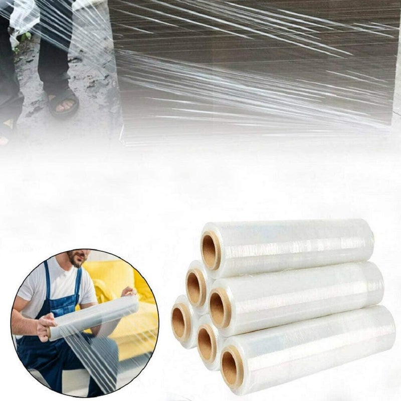 Ox Plastics لفافة تقليص حجم ال paletات قوية، مقاس 18 بوصة × 1000 قدم، من فيلم بلاستيكي عالي القوة صناعية (مقياس 80)، من الدرجة التجارية؛ مناسبة لتغليف الأثاث والصناديق والpaletات (عبوة تحتوي على 2 قطع). - Image 2