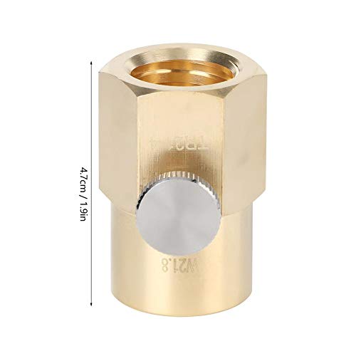 Fdit محول إعادة تعبئة Fdit CO2، محول زجاجة الصودا، ملحقات موصل المحول (W21.8 إلى TR21.4) - Image 2