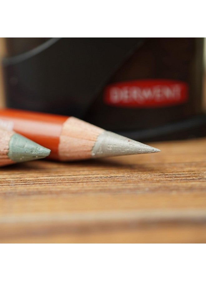 Derwent Twin Hole Pencil Sharpener Black 11.5Mm & 8.25Mm - Image 5