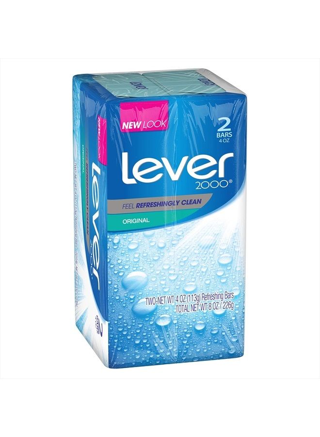 Lever 2000 Bar Soap, Original, 4 oz, 2 Bar - Image 2