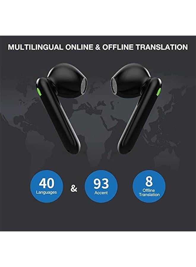 تايم كاتل جهاز ترجمة WT2 ايدج W3 من تايم كيتل، ترجمة ثنائية الاتجاه، سماعات اذن مترجمة مع 40 لغة، مترجم غير متصل بالانترنت، رد فعل سريع مع تقنية ايه ال تيك الثورية، اصدار غير متصل - Image 3