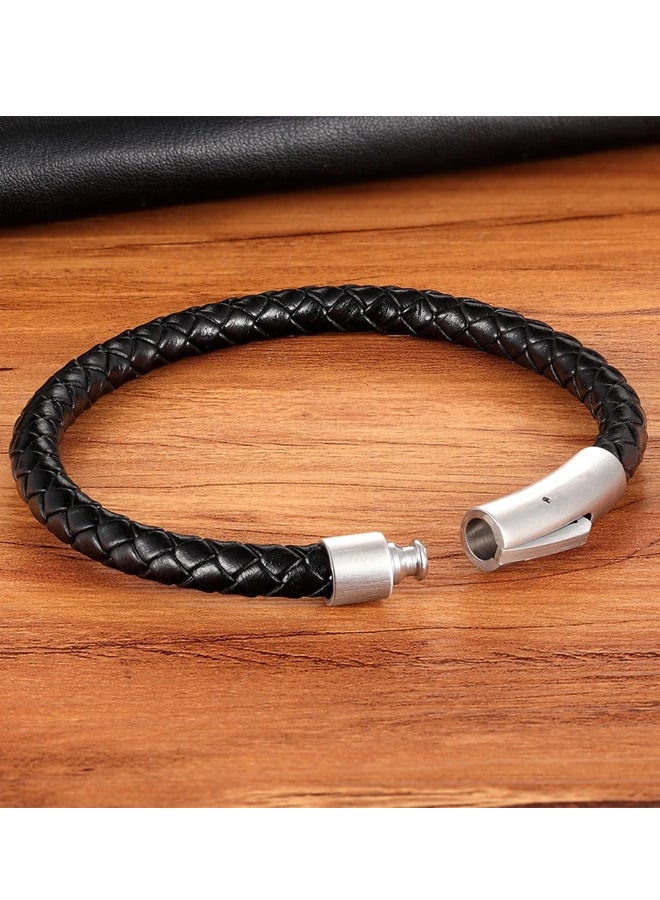 Styled Classic Leather Bracelet - Image 2