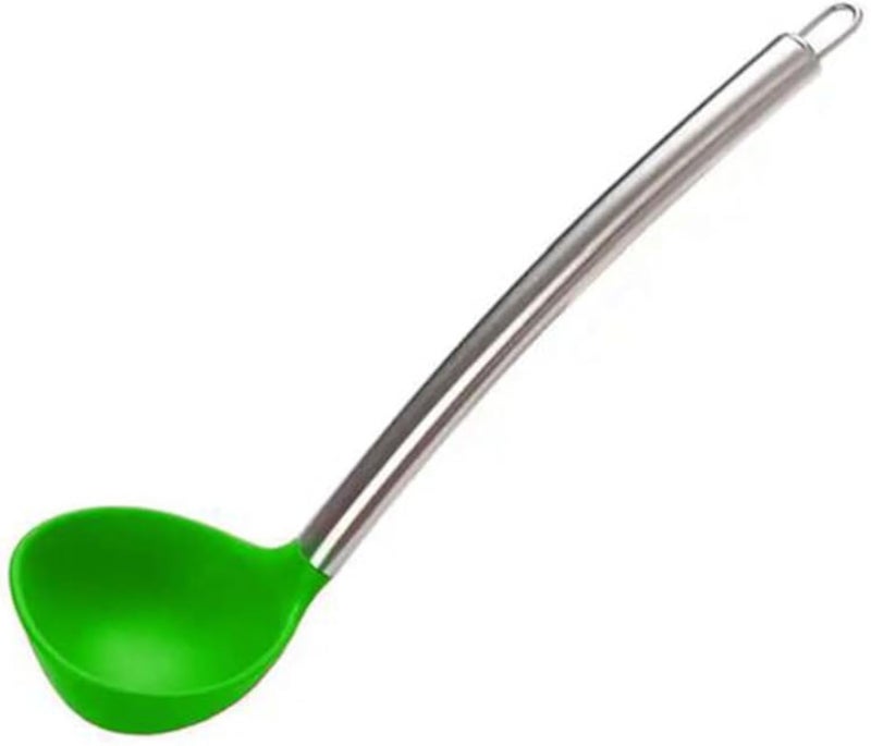 Silicone Serving Ladle with Metal Handle (Ladle)