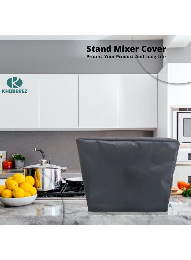 KHOOBREZ Nylon Dust and Waterproof Washable Stand Mixer Cover for Kitchen Sm-Bc (Black) - Image 5