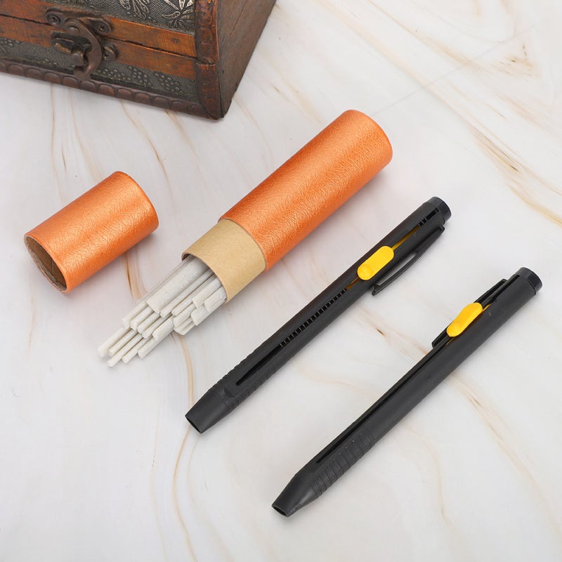 Multifunctional Sewing Chalk: Compact Portable Non-toxic Fabric Marker - Iron-fade Natural Achromatic Tailor Marker for Clothing Garment DIY Glass Ceramic Crafting - Image 2