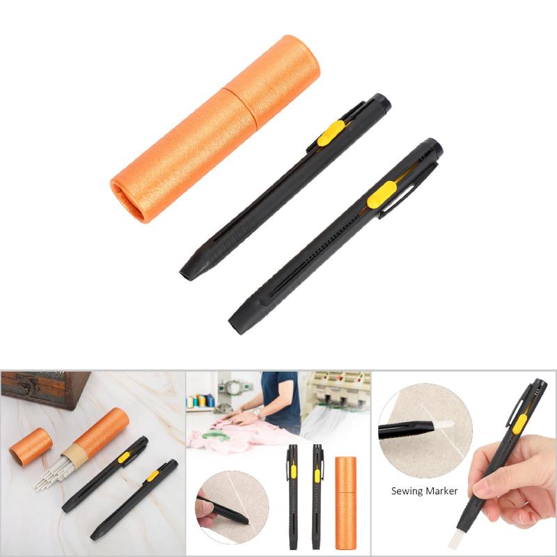 Multifunctional Sewing Chalk: Compact Portable Non-toxic Fabric Marker - Iron-fade Natural Achromatic Tailor Marker for Clothing Garment DIY Glass Ceramic Crafting - Image 5