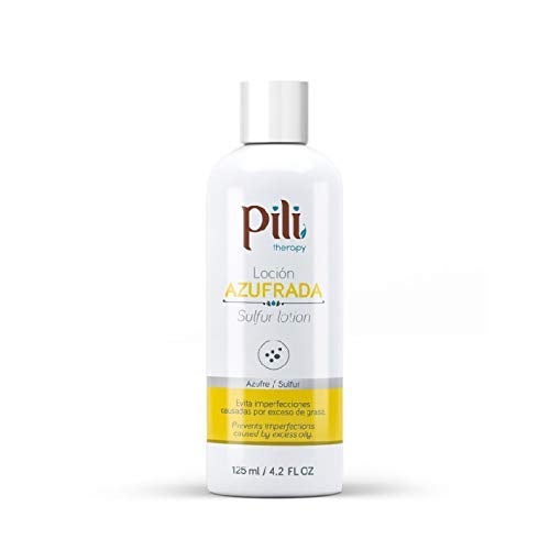 Pili Sulfur Lotion  Helps Control Oily Skin  Reduce Shine  Lightweight Face  Body Skincare  FastAbsorbing  NonGreasy Formula  42 fl oz
