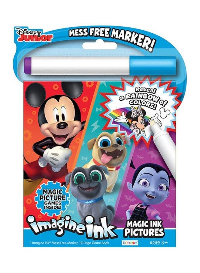 Bendon Publishing Imagine Ink Assorted Set of Coloring Books for Boys Mess Free Invisible with Play Sticker Bonus & Wood Coloring Pencils Fun Favors Stickers Bulk - Image 5