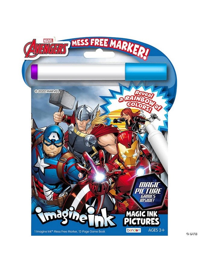 Bendon Publishing Imagine Ink Assorted Set of Coloring Books for Boys Mess Free Invisible with Play Sticker Bonus & Wood Coloring Pencils Fun Favors Stickers Bulk - Image 3